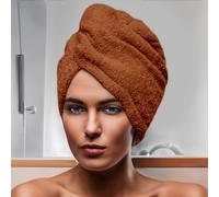 Soleil d'ocre, Asciugamano da bagno per la tête in Cotone 24x62 cm LAGUNE terra