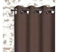 Soleil d'ocre Boheme Tenda Isolante con Occhielli, Marrone, 140 x 180 cm