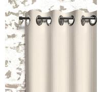 Soleil d'ocre Boheme Tenda Oscurante con Occhielli, Lino, 140 x 180 cm