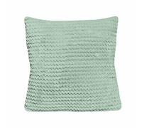 Soleil dOcre Cocooning Cuscino da 45 x 45 cm, di colore verde acqua
