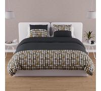 Soleil d'ocre Coperchio di Consolatore + 2 federe, Grigio, 260 x 240 cm
