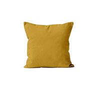 Soleil d'ocre Coperchio di Cuscino 60x60 cm Alix Giallo, Poliestere