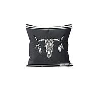 Soleil d'ocre Coperchio di Cuscino, Poliestere, Multicolore, 40 X 40 cm