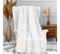 Soleil d'ocre, Coperta, coperta Microfibra 120X160 cm COCOONING Ecru