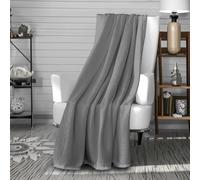 Soleil d'ocre, coperta in flanella 140x200 cm CALIN grigio