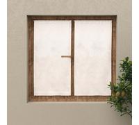 Soleil d'ocre, Coppia di tendine a vetro 60x120 cm CELIA bianco