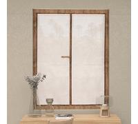 Soleil d'ocre, Coppia di tendine a vetro 60x160 cm CELIA bianco