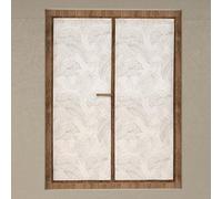 Soleil d'ocre, Coppia di tendine a vetro 60x160 cm CELIA kaki
