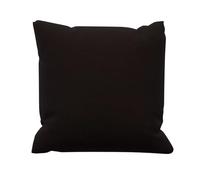 Soleil d'ocre, Cuscini in Cotone 40x40 cm PANAMA nero