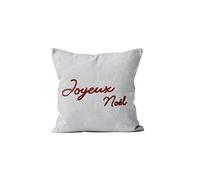Soleil d'ocre Cuscino Fantaisie Puro Cotone 45X45 cm Joyeux Noel