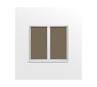 Soleil d'ocre Dolly Coppia di Rotte Vice, Poliestere, Ecru, 70x120 cm