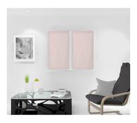 Soleil d'ocre, Dolly Coppia di tendine a vetro, 45x90 cm, rosa