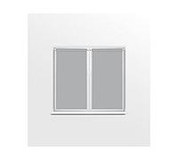 Soleil d'ocre Tenda Finestra, Poliestere, Grigio, 60 x 120 cm