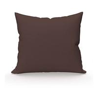 Soleil d'ocre tagliare cuscino, Cotone, Marrone, 63 x 63 cm