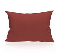 Soleil d'ocre tagliare cuscino, Cotone, Rosso (Mattone), 50 x 70 cm