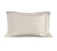 Soleil d'ocre, Federa in cotone 50x75 cm Percale Ecru
