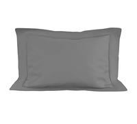 Soleil d'ocre, Federa in cotone 50x75 cm Percale Grigio