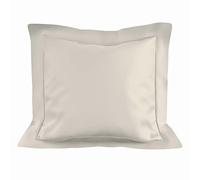 Soleil d'Ocre Cuscino Percento tagliare in cotone Beige (Ecru) 63 x 63 cm