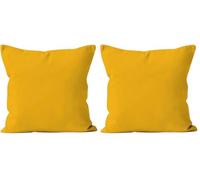 Soleil d'ocre Federa per Cuscino, Poliestere, Giallo, 60 x 60 cm (Confezione da 2)