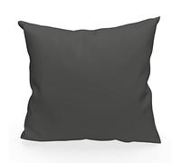 Soleil d'ocre Federa per cuscino unie 40x40 cm ALIX antracite