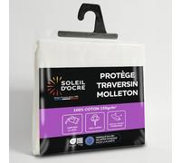 Soleil d'Ocre Flanella tagliare di sostenere, Cotone, Bianco, 40 X 140 cm