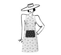 Soleil d'Ocre Grembiule, Bianco, 60 X 80 cm