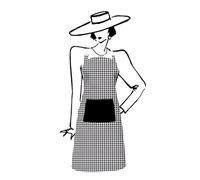 Soleil d'Ocre Grembiule, Nero, 60 X 80 cm