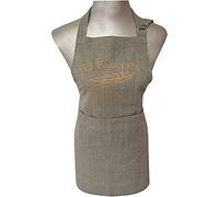 Soleil d'ocre Grembiule Stampato, Cotone, Grigio, 60x80 cm