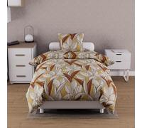 Soleil d'ocre Impostare Andare Coperchio di Consolatore in cotone 57 Figlio, Giallo (Senape), 140 x 200 cm