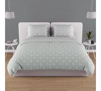 Soleil d'ocre Impostare Esmeralda Coperchio di Consolatore in cotone 57 Figlio, Verde, 220 x 240 cm