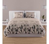 Soleil d'ocre Impostare Tigre Coperchio di Consolatore in cotone 57 Figlio, Ivory (Ecru), 260 x 240 cm
