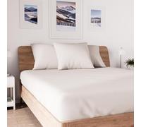 Soleil d'ocre Maglia Uccisione Coperchio, Cotone, Ivory (Ecru), 160 x 200 cm