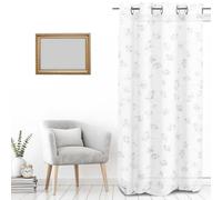 Soleil d'ocre Kyoto Velaggio a Occhi, Poliestere, Bianco, 140 x 250 cm