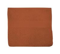 Soleil d'ocre, Lagune Asciugamano, Cotone 500 Gr/m2, Terra, 50x90 cm
