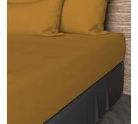 Soleil d'Ocre - Coperchio in cotone 57 Figlio - Giallo (Senape) - 90 x 200 cm