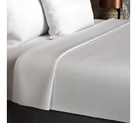Soleil d'ocre Uccisione Plat, Cotone, Bianco, 180 x 220 cm