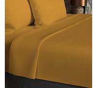 Soleil d'Ocre Uccisione Plat Cotone Giallo (Senape) 180 x 290 cm