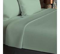 Soleil d'ocre Uccisione Plat, Cotone, Verde (Verde Acqua), 180 x 290 cm