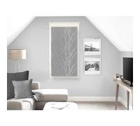 Soleil d'ocre Liane Bise-Bise, Poliestere, Grigio, 45 x 90 cm