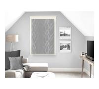 Soleil d'ocre, Liane Tendina a vetro Dévoré, poliestere, grigio, 60x90 cm