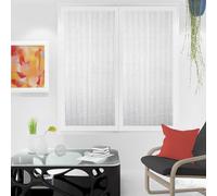 Soleil d'ocre, Maelis Coppia di tendine a vetro, poliestere, bianco, 60x160 cm