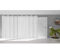 Soleil d'ocre Noemie Voilage, Navigare, Poliestere, Bianco, 280 x 250 cm