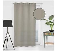 Soleil d'ocre Noemie Voilage, Navigare, Poliestere, Grigio (Talpa), 140 x 250 cm