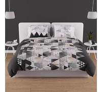 Soleil d'ocre Nordico, Impostare, Coperchio di Consolatore, Cotone, Grigio, 220 X 240 cm