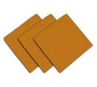 Soleil d'Ocre, Panama Set da 3 Tovaglioli in Cotone, senape, 45x45 cm