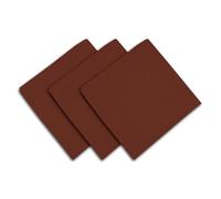 Soleil d'Ocre, Panama Set da 3 Tovaglioli in Cotone, terracotta, 45x45 cm