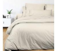 Soleil d'ocre, Percale Copripiumino, Cotone, Ecru, 220x240 cm