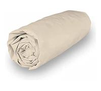 Soleil d'ocre Percale Uccisione Coperchio, Cotone, Avorio (Ecru), 140 x 190 cm