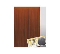 Soleil d'ocre Rideau a Figlio Lahore Cioccolato 60x120 Centimetro, Poliestere, Marrone, 60 X 120 cm