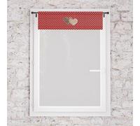 Soleil d'ocre Rotte vice Pur cotone, Rosso, 60 x 90 cm
